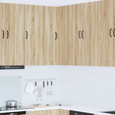 vidaXL Dulap suspendat de bucătărie Stejar Sonoma 57 x 57 x 100 cm 885167 foto