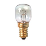 Bec T22 E14, 15W, 70 lm, 2700K, 240V, Rezistent la 300&deg;C, Transparent