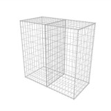Cumpara ieftin Cos gabion, 100 x 50 x 100 cm, otel galvanizat