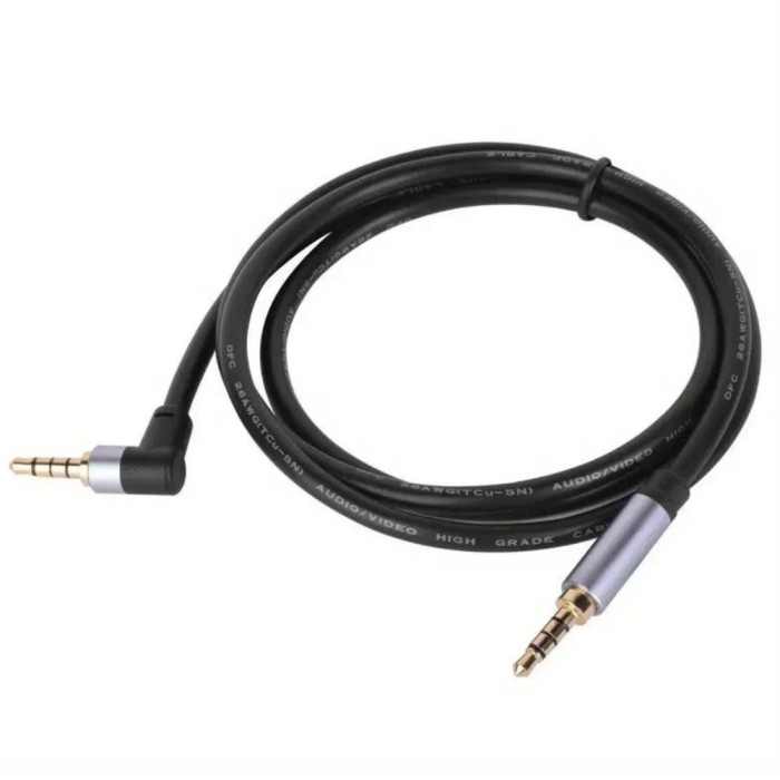 Cablu audio auxiliar HD615, 2 metri, 2 x 3.5mm, PVC