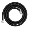 Furtun de dus din silicon negru 175 cm, FLEKO Innovative ReliableTools