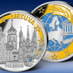 A171-Medalie mare Letonia Europa Villnius Lietuva CE-Germania 2015.