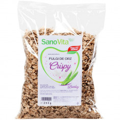 Fulgi de Orz Crispy Sano Vita, 250 g, Fulgi Orz, Fulgi Crocanti de Orz, Orz Crispy, Orz Crocant, Fulgi din Orz, Orz Fulgi, Fulgi Crispy de Orz, Fulgi