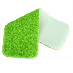 Rezerva mop plat, 42 x 14.5 cm, microfibra, verde