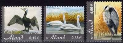 Aland (Finlanda) 2005 - Păsări migratoare, fauna, serie neuzata foto