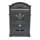 Cutie postala, negru antracit, 26x9x41 cm, Breckner Germany