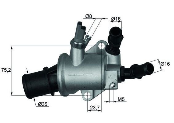 MAHLE TI 143 88 termostat,lichid racire