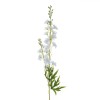 Crenguță Decorativă, Floare Artificială Delphinium, Alb, 84cm, Oem