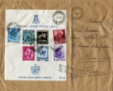 1940 , Plic recomandat circulat Bucuresti ( 20.OCT.40 ) - Nice , rar!