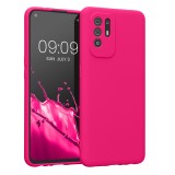 Husa Kwmobile pentru OPPO A94 5G, Silicon, Roz, 58332.77, Carcasa