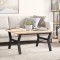 vidaXL Picioare Măsuță de cafea Y-Frame 80x70x43 cm Oţel 357923