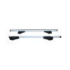 Set bare portbagaj transversale universale din aluminiu cu cheie 120cm pt masini cu bare longitudinale unite de caroserie Cod: TR05 / 7887