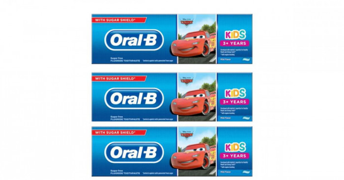 Oral-B Kids Verd&aacute;k Fogkr&eacute;m 3x75ml