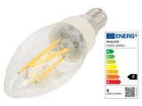 Lampă LED E14 Alb Cald 1W-5W
