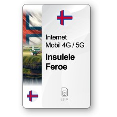 eSIM Internet Insulele Feroe, valabil 7 zile, trafic 1 GB, Standard