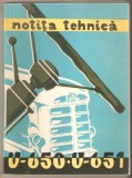 Notita Tehnica U-650,U-651