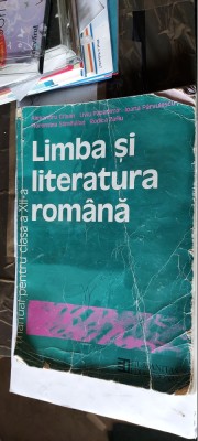 LIMBA SI LITERATURA ROMANA CLASA A XII A SAMIHAIAN CRISAN ZAFIU PARVULESCU foto