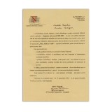 Dinu Săraru, scrisoare pentru Radu Beligan, 2002