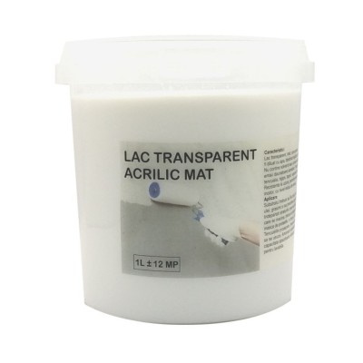 Lac Acrilic Transparent Mat 1 Litru foto