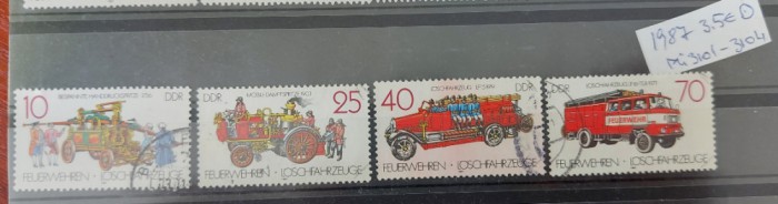 TS21 - Timbre serie DDR 1987 Mi3101-3104
