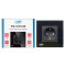Aproape nou: Priza simpla incastrabila PNI WP101B, cu rama din sticla, 16A, 3700W,