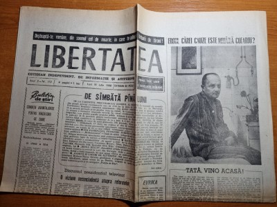 libertatea 16 iulie 1990-radu campeanu foto