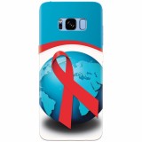 Husa silicon pentru Samsung S8, World Aids Day