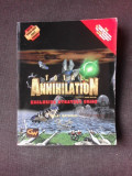 TOTAL ANNIHILATION, EXCLUSIVE STRATEGY GUIDE - SELBY BATEMAN (CARTE IN LIMBA ENGLEZA)