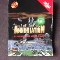 TOTAL ANNIHILATION, EXCLUSIVE STRATEGY GUIDE - SELBY BATEMAN (CARTE IN LIMBA ENGLEZA)