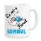Cana alba personalizata &quot;Ea mi-a furat somnul&quot;, INOVATIX&reg;. 330ml