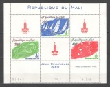 Mali.1980 Posta aeriana:Olimpiada de vara MOSCOVA-Bl. DM.144
