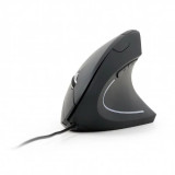 Cumpara ieftin Mouse wireless ergonomic GEMBIRD negru MUS-ERGO-01