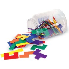 Set forme geometrice Learning Resources Pentomino foto