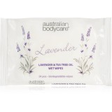 Australian Bodycare Tea Tree Oil &amp; Lavender Șervețele umede pentru fata si corp 24 buc