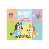 Bluey: A Jigsaw Puzzle Book: Includes 4 Double-Sided Puzzles