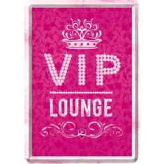 Placa metalica - VIP Pink Lounge - 10x14 cm foto
