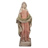 Cumpara ieftin Figurina Fecioara Maria ceramica multicolora 16x16x44 cm