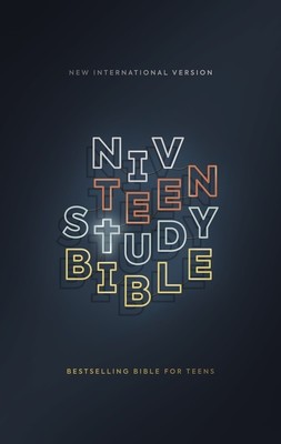 Niv, Teen Study Bible, Hardcover, Navy, Comfort Print