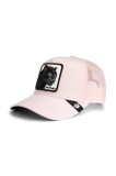 Goorin Bros șapcă de baseball din amestec de bumbac Panther Trucker culoarea roz, 101-2450