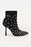 Karl Lagerfeld botine PANDARA culoarea negru, cu toc cui, KL31367