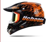 Cumpara ieftin Casca Moto Cross Enduro Downhill Atv Oem Unisex Policarbonat ABS cu Ochelari