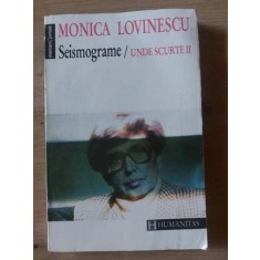 Seismograme: Unde scurte 2- Monica Lovinescu