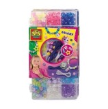 Cumpara ieftin Set margelute pentru bratari stralucesc in intuneric SES Creative - Unicorni