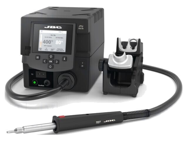 Stație cu aer cald digitală JBC TOOLS 300W 150-450&deg;C ESD