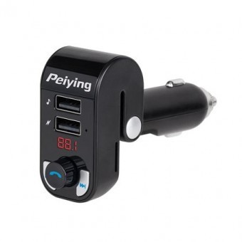 Modulator fm audio bluetooth 2x usb foto