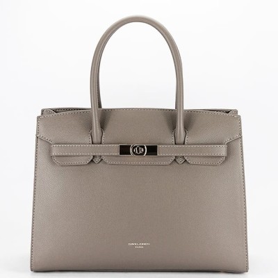 Geanta mare taupe deschis David Jones CM7391-1 17 foto