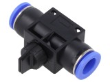Ventil de &icirc;nchidere PNEUMAT 0&divide;10bar, alamă nichelată, 12mm