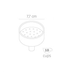 Palnie Forever pentru moka inox 10 cesti
