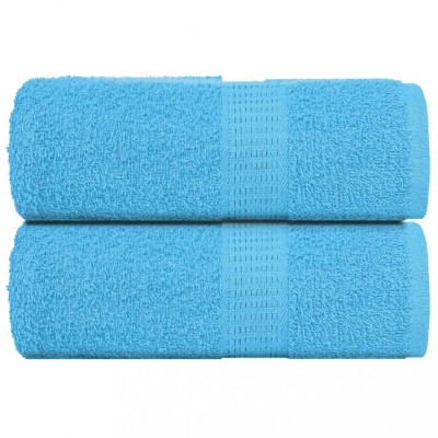 vidaXL Prosoape de baie 2 buc. FROGN turcoaz 30x30 cm 100% bumbac foto