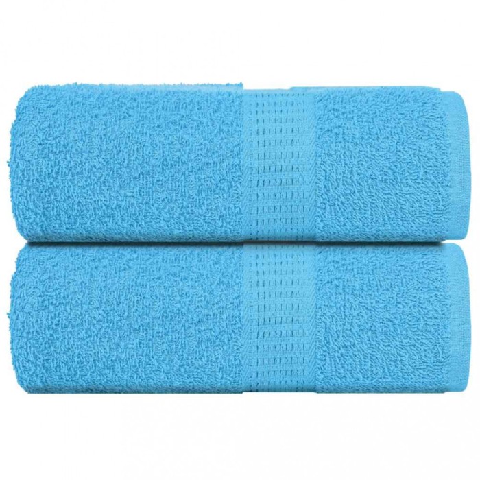 vidaXL Prosoape de baie 2 buc. FROGN turcoaz 30x30 cm 100% bumbac